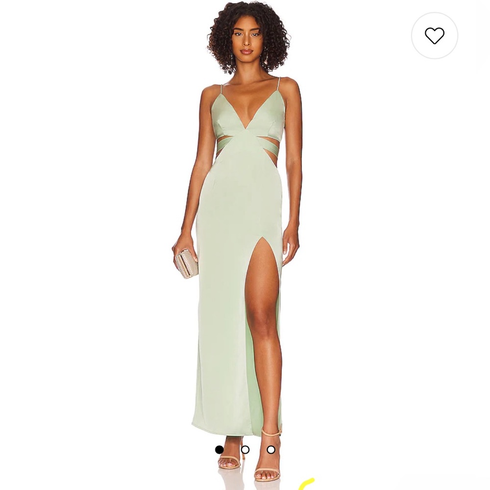 Revolve Superdown Stacie Maxi Dress in Sage